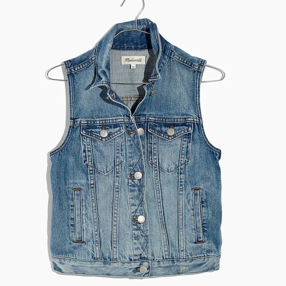 Madewell Jean Vest